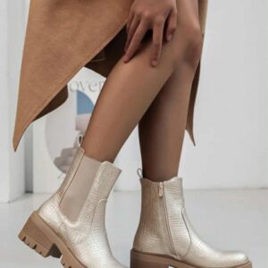 Bottines gold