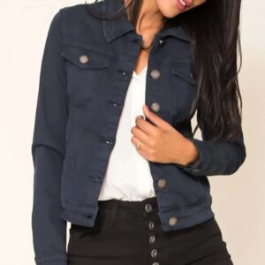 Veste en jean Marine