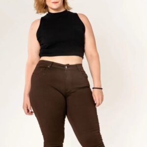 Pantalon basic choco