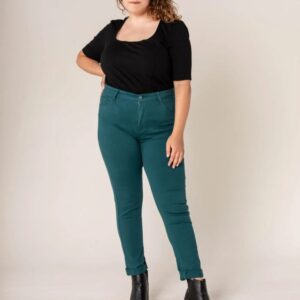 Pantalon basic bleu ocean