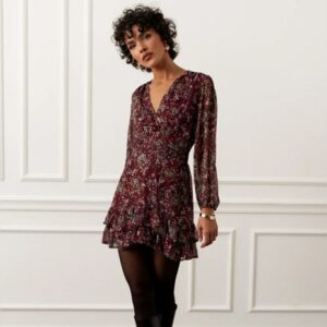 Robe bordeaux courte PT