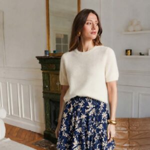 Jupe courte bleu